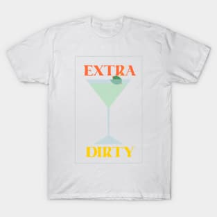 Extra Dirty Martini Vintage Sign T-Shirt